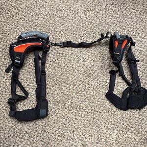 Help 'Em Up Hands-Free Dog Harness with Orange Accent